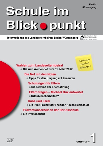 Wahlen zum 18. Landeselternbeirat