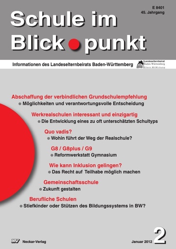 Tag des Dialogs, Workshop zur Werkrealschule