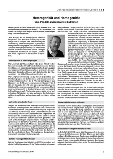 Heterogenitaet / Homogenitaet