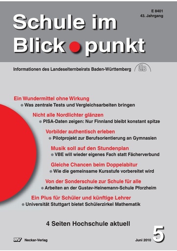 Plus f. Schüler u. künftige Lehrer/Uni Stuttg. fördert mit Schülerzirkel Mathe frühzeitig Talente