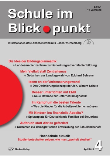Die Idee der Bildungsplanmatrix